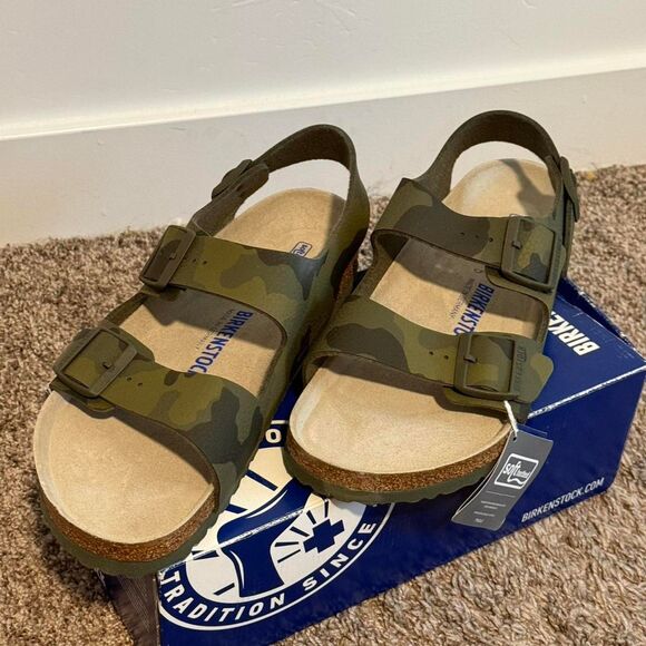 NIB Birkenstock Milano Birko-Flor sandals Size size 42 (mens 9) Retail: $123.95 main image 8
